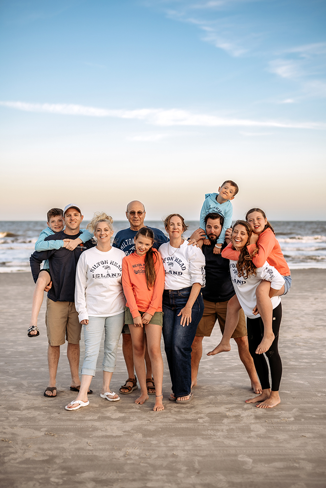 family fun beach photos